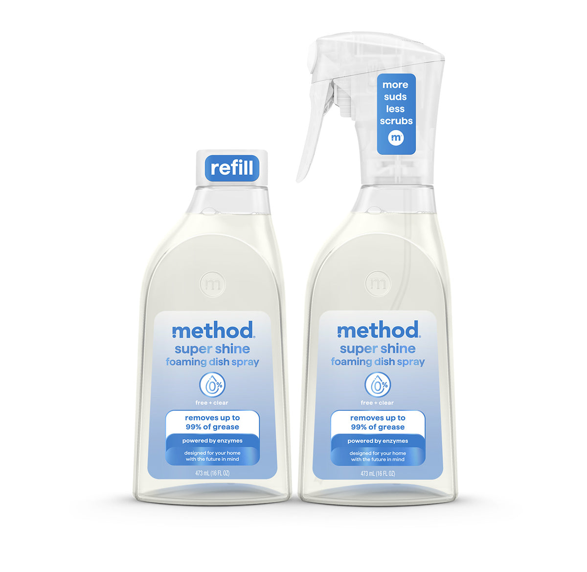 MTHD_FoamingDish_StarterKit_16oz_FreeandClear_Front
